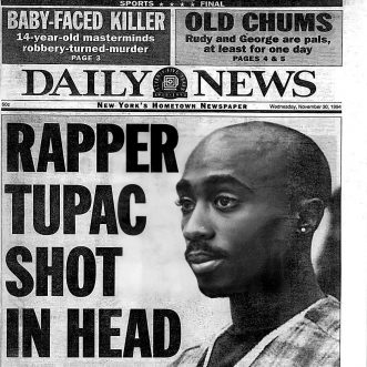 Tupac Shakur was shot 5 times November 28, 1994 28 years ago today